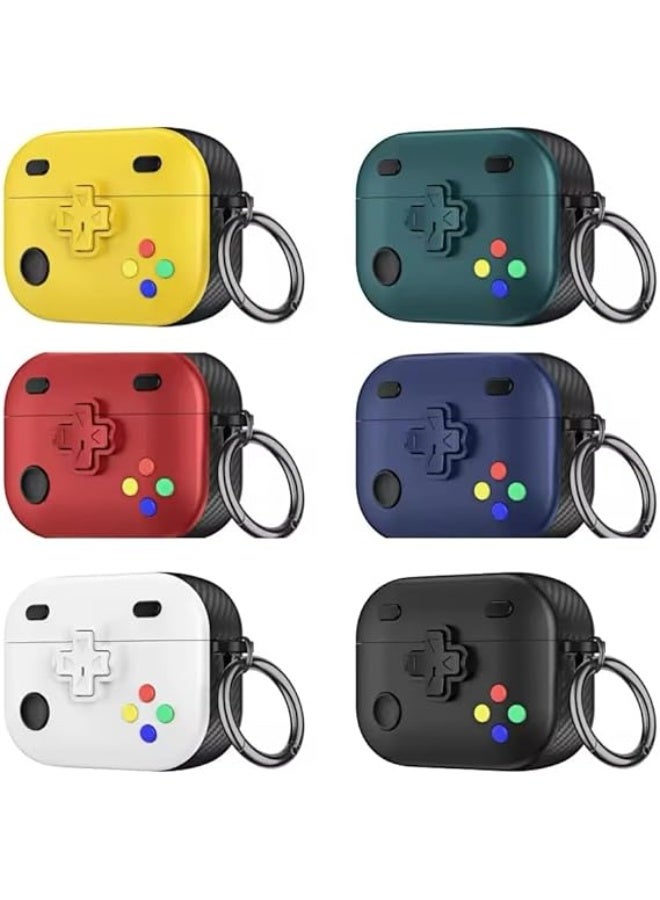 فكرة Fekra متوافق مع AirPods 4 Case (2024) غطاء مع قفل، مشبك Airpods الجيل الرابع Case 2024 رجال نساء، غلاف صلب واقي مقاوم للصدمات مع حلقة تسلق (لون أسود) - Image 3